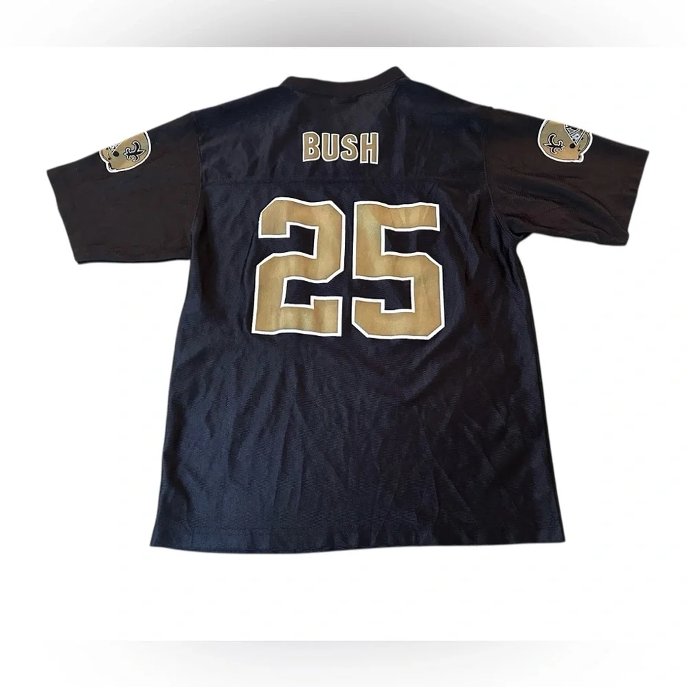 NFL Team Apparel Youth New Orleans Saints Reggie Bush Jersey‎ Sz Large